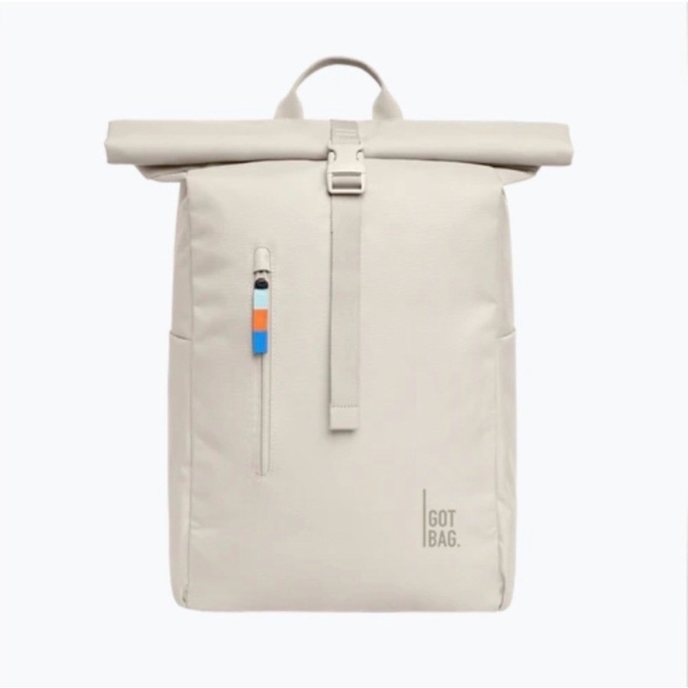 NWT GOT BAG Cream Roll-Top Backpack